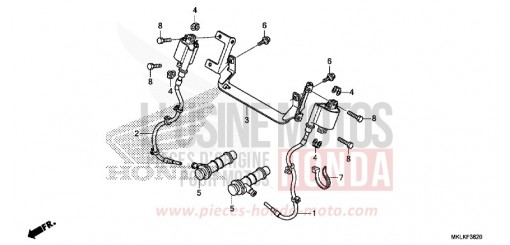 BOBINE D'ALLUMAGE NC750SAK de 2019